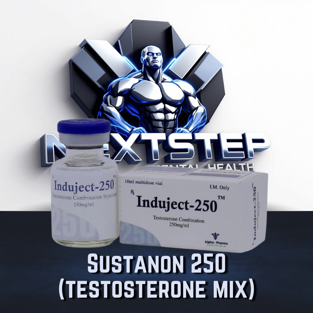Induject-250 (Sustanon) injektionsflaska. (Injicerbara steroider)