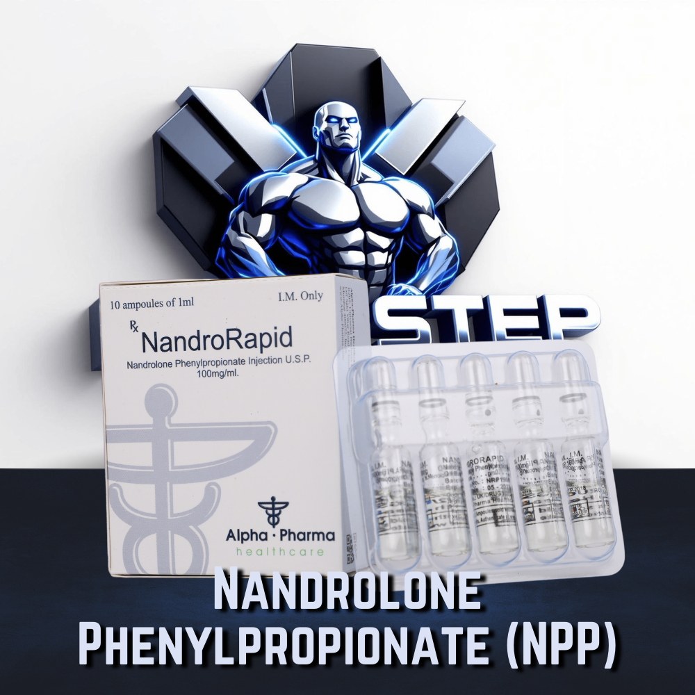 NandroRapid injektionsflaska. (Nandrolone Phenyl-prop) (injicerbara steroider)